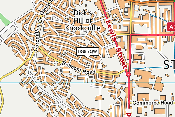 DG9 7QW map - OS VectorMap District (Ordnance Survey) DG9 7QW map - OS VectorMap District (Ordnance Survey)