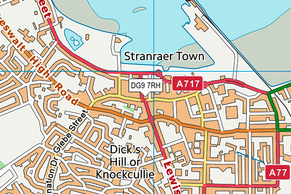 DG9 7RH map - OS VectorMap District (Ordnance Survey) DG9 7RH map - OS VectorMap District (Ordnance Survey)