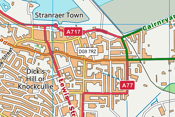 DG9 7RZ map - OS VectorMap District (Ordnance Survey) DG9 7RZ map - OS VectorMap District (Ordnance Survey)