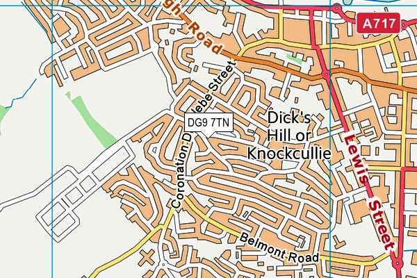 DG9 7TN map - OS VectorMap District (Ordnance Survey) DG9 7TN map - OS VectorMap District (Ordnance Survey)