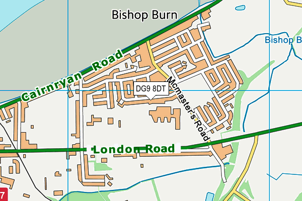DG9 8DT map - OS VectorMap District (Ordnance Survey) DG9 8DT map - OS VectorMap District (Ordnance Survey)