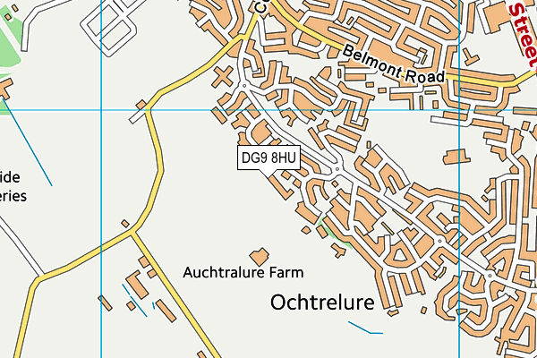 DG9 8HU map - OS VectorMap District (Ordnance Survey) DG9 8HU map - OS VectorMap District (Ordnance Survey)