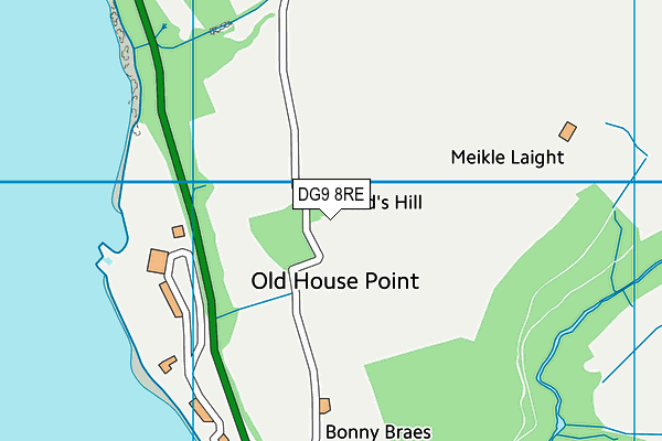 DG9 8RE map - OS VectorMap District (Ordnance Survey) DG9 8RE map - OS VectorMap District (Ordnance Survey)