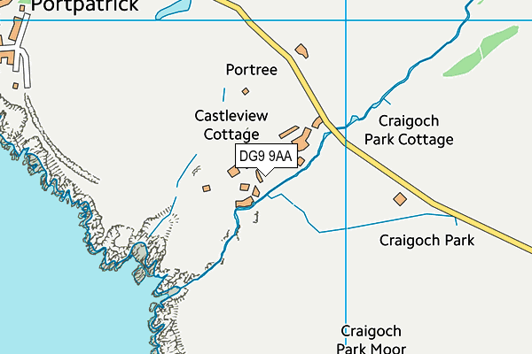 DG9 9AA map - OS VectorMap District (Ordnance Survey) DG9 9AA map - OS VectorMap District (Ordnance Survey)