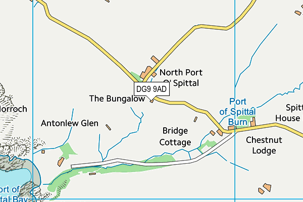 DG9 9AD map - OS VectorMap District (Ordnance Survey) DG9 9AD map - OS VectorMap District (Ordnance Survey)