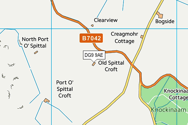 DG9 9AE map - OS VectorMap District (Ordnance Survey) DG9 9AE map - OS VectorMap District (Ordnance Survey)