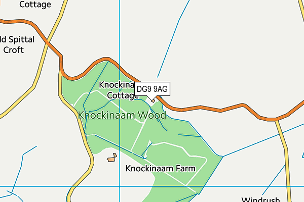DG9 9AG map - OS VectorMap District (Ordnance Survey) DG9 9AG map - OS VectorMap District (Ordnance Survey)