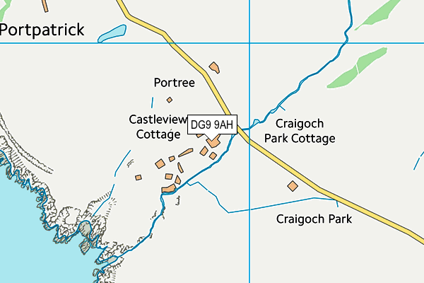 DG9 9AH map - OS VectorMap District (Ordnance Survey) DG9 9AH map - OS VectorMap District (Ordnance Survey)