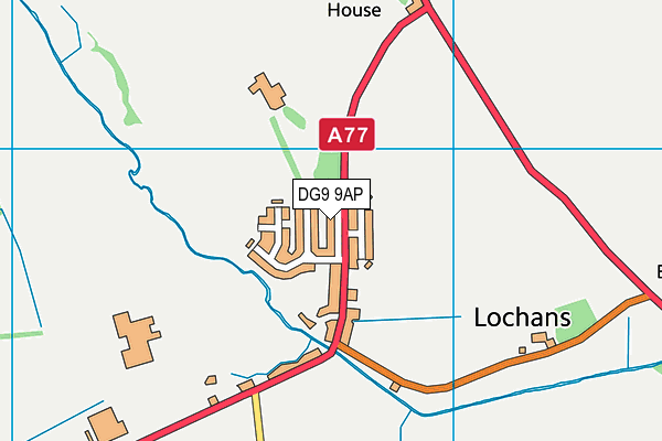 DG9 9AP map - OS VectorMap District (Ordnance Survey) DG9 9AP map - OS VectorMap District (Ordnance Survey)