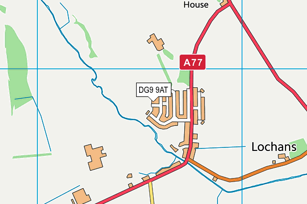 DG9 9AT map - OS VectorMap District (Ordnance Survey) DG9 9AT map - OS VectorMap District (Ordnance Survey)