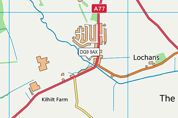 DG9 9AX map - OS VectorMap District (Ordnance Survey) DG9 9AX map - OS VectorMap District (Ordnance Survey)