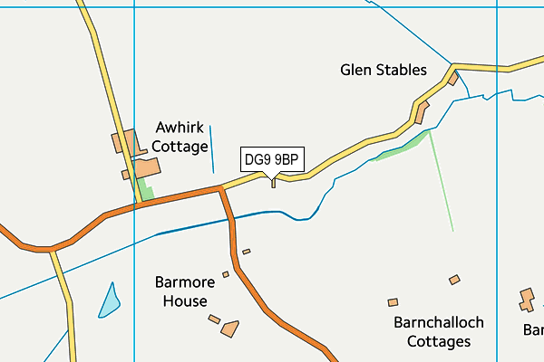 DG9 9BP map - OS VectorMap District (Ordnance Survey) DG9 9BP map - OS VectorMap District (Ordnance Survey)