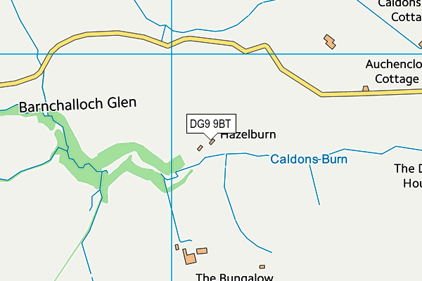 DG9 9BT map - OS VectorMap District (Ordnance Survey) DG9 9BT map - OS VectorMap District (Ordnance Survey)