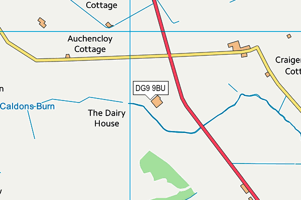 DG9 9BU map - OS VectorMap District (Ordnance Survey) DG9 9BU map - OS VectorMap District (Ordnance Survey)