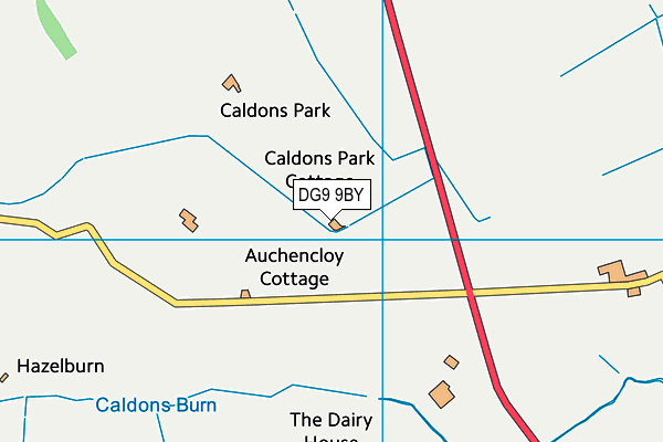 DG9 9BY map - OS VectorMap District (Ordnance Survey) DG9 9BY map - OS VectorMap District (Ordnance Survey)