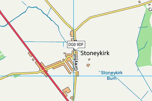 DG9 9DF map - OS VectorMap District (Ordnance Survey) DG9 9DF map - OS VectorMap District (Ordnance Survey)