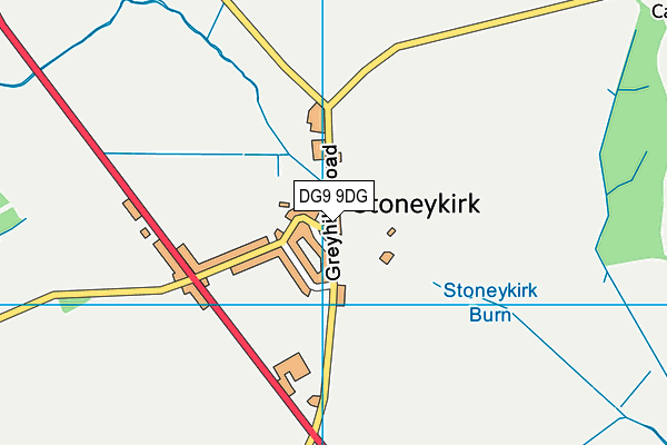 DG9 9DG map - OS VectorMap District (Ordnance Survey) DG9 9DG map - OS VectorMap District (Ordnance Survey)