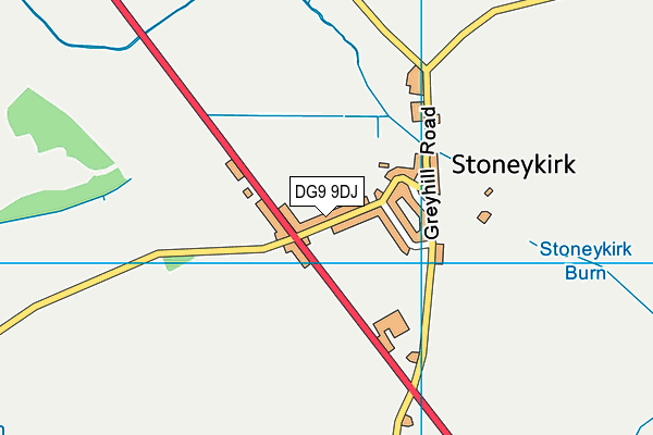 DG9 9DJ map - OS VectorMap District (Ordnance Survey) DG9 9DJ map - OS VectorMap District (Ordnance Survey)