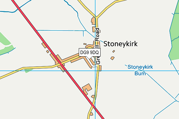 DG9 9DQ map - OS VectorMap District (Ordnance Survey) DG9 9DQ map - OS VectorMap District (Ordnance Survey)