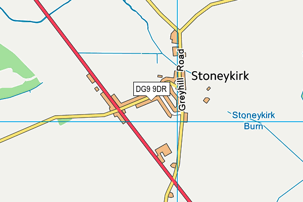 DG9 9DR map - OS VectorMap District (Ordnance Survey) DG9 9DR map - OS VectorMap District (Ordnance Survey)