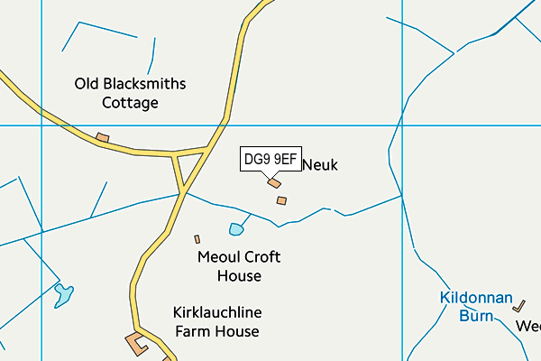 DG9 9EF map - OS VectorMap District (Ordnance Survey) DG9 9EF map - OS VectorMap District (Ordnance Survey)