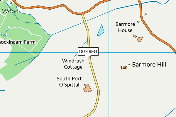DG9 9EG map - OS VectorMap District (Ordnance Survey) DG9 9EG map - OS VectorMap District (Ordnance Survey)