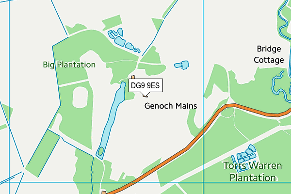 DG9 9ES map - OS VectorMap District (Ordnance Survey) DG9 9ES map - OS VectorMap District (Ordnance Survey)