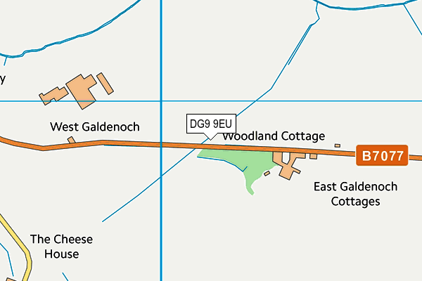 DG9 9EU map - OS VectorMap District (Ordnance Survey) DG9 9EU map - OS VectorMap District (Ordnance Survey)