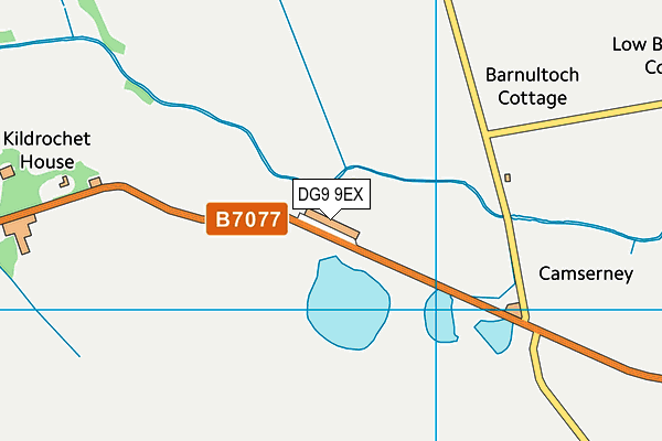 DG9 9EX map - OS VectorMap District (Ordnance Survey) DG9 9EX map - OS VectorMap District (Ordnance Survey)