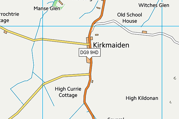 DG9 9HD map - OS VectorMap District (Ordnance Survey) DG9 9HD map - OS VectorMap District (Ordnance Survey)
