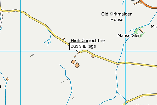 DG9 9HE map - OS VectorMap District (Ordnance Survey) DG9 9HE map - OS VectorMap District (Ordnance Survey)