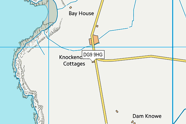 DG9 9HG map - OS VectorMap District (Ordnance Survey)