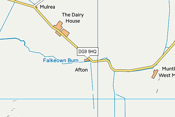DG9 9HQ map - OS VectorMap District (Ordnance Survey) DG9 9HQ map - OS VectorMap District (Ordnance Survey)