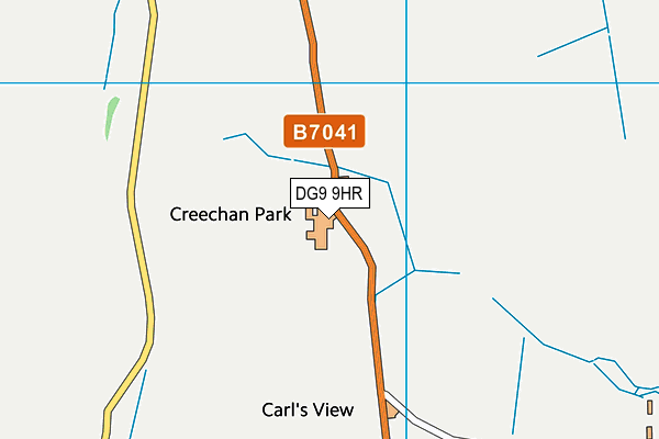 DG9 9HR map - OS VectorMap District (Ordnance Survey) DG9 9HR map - OS VectorMap District (Ordnance Survey)