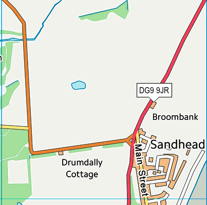 DG9 9JR map - OS VectorMap District (Ordnance Survey) DG9 9JR map - OS VectorMap District (Ordnance Survey)