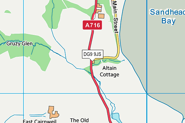 DG9 9JS map - OS VectorMap District (Ordnance Survey) DG9 9JS map - OS VectorMap District (Ordnance Survey)