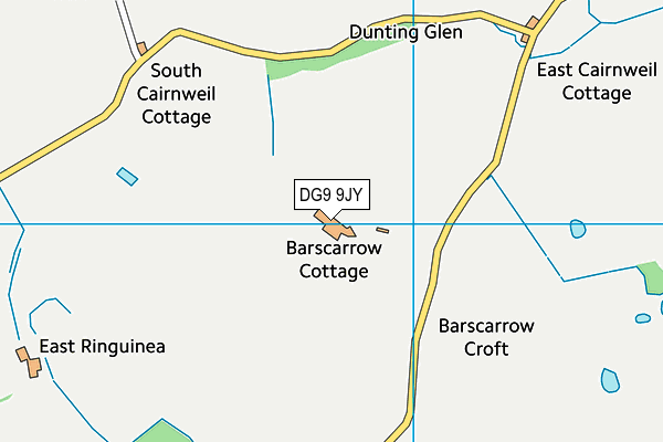 DG9 9JY map - OS VectorMap District (Ordnance Survey) DG9 9JY map - OS VectorMap District (Ordnance Survey)