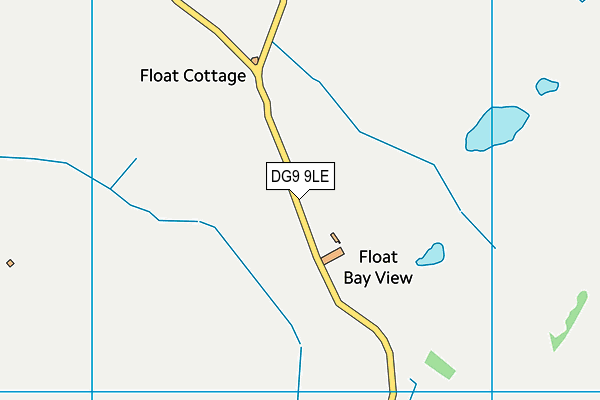 DG9 9LE map - OS VectorMap District (Ordnance Survey) DG9 9LE map - OS VectorMap District (Ordnance Survey)