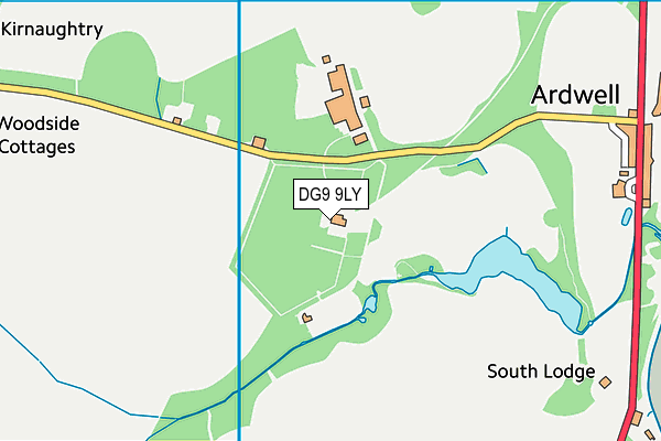 DG9 9LY map - OS VectorMap District (Ordnance Survey) DG9 9LY map - OS VectorMap District (Ordnance Survey)