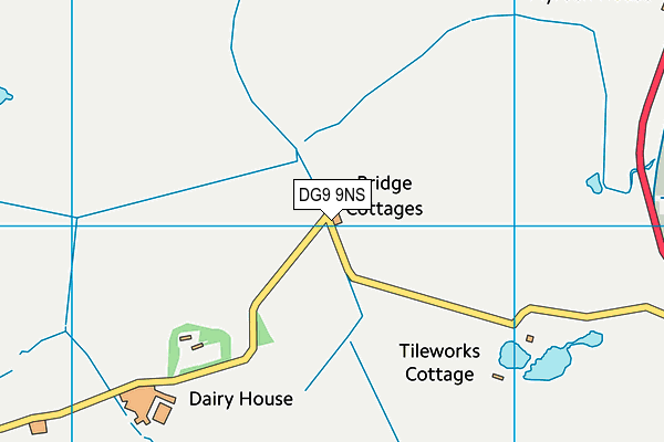DG9 9NS map - OS VectorMap District (Ordnance Survey) DG9 9NS map - OS VectorMap District (Ordnance Survey)