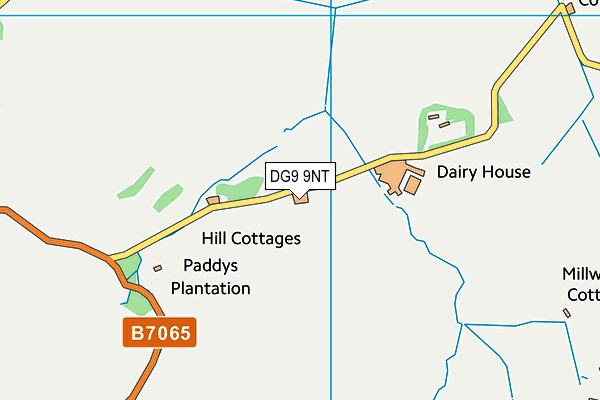 DG9 9NT map - OS VectorMap District (Ordnance Survey) DG9 9NT map - OS VectorMap District (Ordnance Survey)