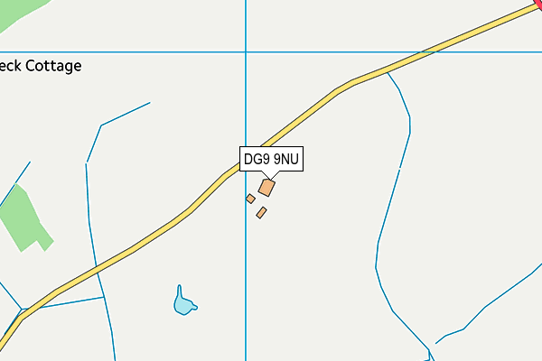 DG9 9NU map - OS VectorMap District (Ordnance Survey) DG9 9NU map - OS VectorMap District (Ordnance Survey)