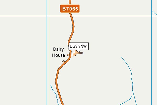 DG9 9NW map - OS VectorMap District (Ordnance Survey) DG9 9NW map - OS VectorMap District (Ordnance Survey)