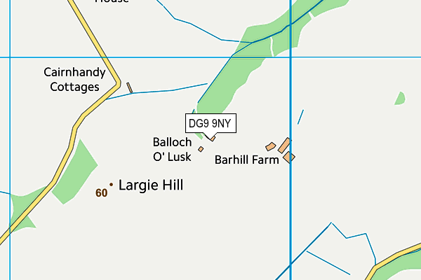 DG9 9NY map - OS VectorMap District (Ordnance Survey) DG9 9NY map - OS VectorMap District (Ordnance Survey)