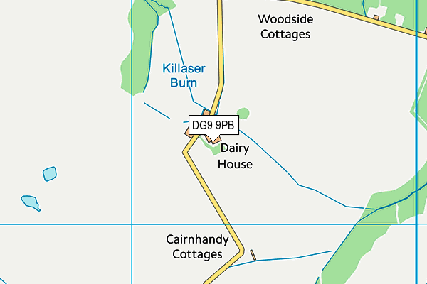 DG9 9PB map - OS VectorMap District (Ordnance Survey) DG9 9PB map - OS VectorMap District (Ordnance Survey)