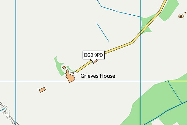 DG9 9PD map - OS VectorMap District (Ordnance Survey) DG9 9PD map - OS VectorMap District (Ordnance Survey)