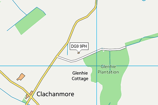 DG9 9PH map - OS VectorMap District (Ordnance Survey) DG9 9PH map - OS VectorMap District (Ordnance Survey)