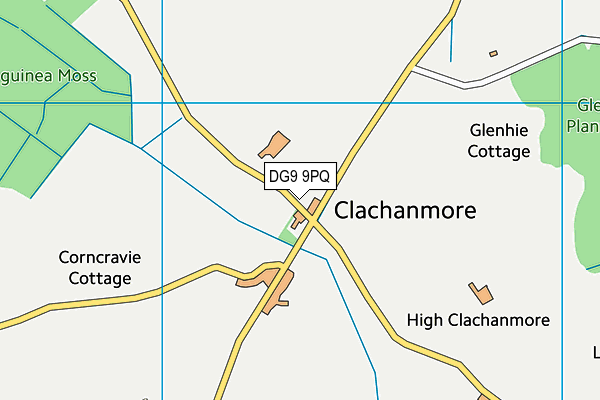 DG9 9PQ map - OS VectorMap District (Ordnance Survey) DG9 9PQ map - OS VectorMap District (Ordnance Survey)