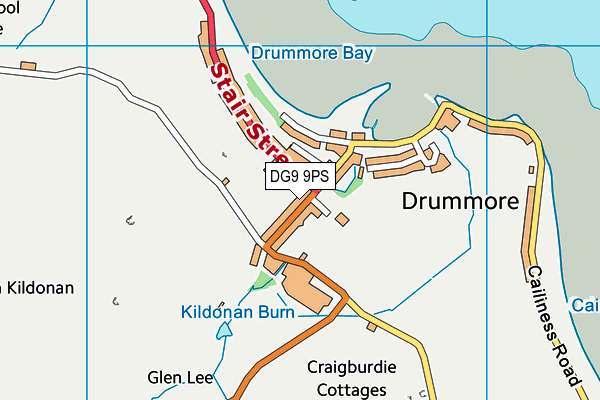 DG9 9PS map - OS VectorMap District (Ordnance Survey) DG9 9PS map - OS VectorMap District (Ordnance Survey)