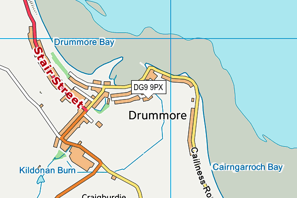 DG9 9PX map - OS VectorMap District (Ordnance Survey) DG9 9PX map - OS VectorMap District (Ordnance Survey)